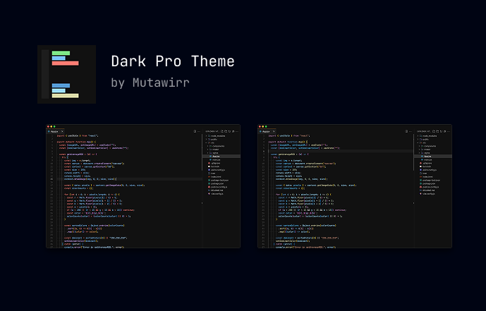 DarkPro VS Code theme
